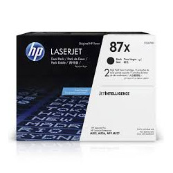 HP CF287XD Preto Pack de 2 Cartuchos de Toner Original - 87X