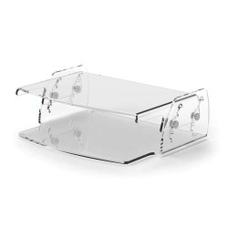 Suporte de Monitor Ajustável Fellowes Clarity - 5 Ajustes de Altura - Espaço Inferior para Acessórios - Peso Máximo 10kg