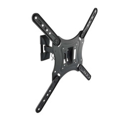 Suporte de Parede Tooq com Braço para TV 23"-55" - Giro e Inclinação - Gerenciamento de Cabos - Peso Máximo 30kg - VESA 400x400m