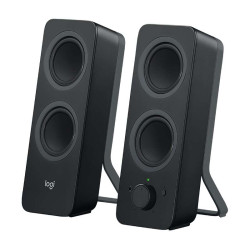 Colunas Bluetooth Logitech Z207 2.0 - 10W - Som Estéreo - Entrada Jack 3.5 mm - Cor Preto
