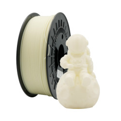 PLA Filamento 3D - Diâmetro 1.75mm - 1kg Carretel - Cor Brilho en la Oscuridad