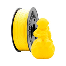 PETG Filamento 3D - Diâmetro 1.75mm - Carretel 1kg - Cor Amarela