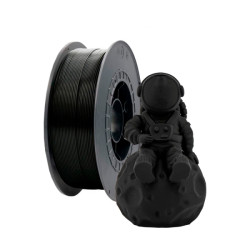 PLA Filamento 3D - Diâmetro 2.85mm - 1kg Carretel - Cor Preto