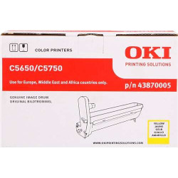 OKI C5650/C5750 Amarelo Tambor de Imagem Original - 43870005 (Drum)