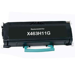 Lexmark E460/E462/X463/X464/X466 Preto Cartucho de Toner Genérico - Substitui E460X11E/E460X31E/X463H11G/X463H21G