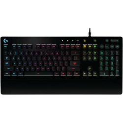 Logitech G213 Prodigy USB Gaming Keyboard - RGB Backlight - Resistente a salpicos - Descanso de pulso - Cabo de 1,80m - Cor Pret