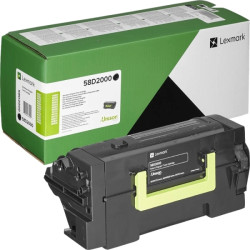 Lexmark MS725/MS821/MS822/MS823/MS825/MS826/MX721/MX722/MX822/MX826 Preto Cartucho de Toner Original - 58D2000