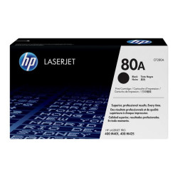 HP CF280A Preto Cartucho de Toner Original - 80A