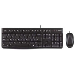 Logitech MK120 Pack Teclado USB + Rato 1000dpi 3 Botões - Uso Ambidestro - Português