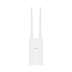 Cudy AP1200-Outdoor AC1200 Ponto de acesso sem fio para exterior - 2 portas Fast Ethernet - Velocidade Wi-Fi de 2,4 GHz, 300 Mbp