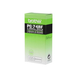 Brother PC74RF Pack de 4 rolos de transferência térmica originais