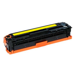 HP CB542A/CE322A/CF212A Amarelo Cartucho de Toner Genérico - Substitui 125A/128A/131A