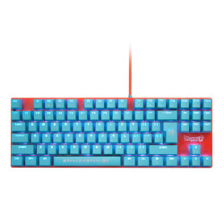 FR-TEC Teclado Mecânico Gaming Tkl Dragon Ball Super - 87 Teclas - Luz de fundo ajustável - Anti-Ghosting - Cabo trançado de 1,8