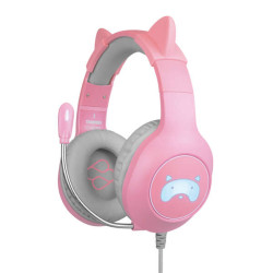 FR-TEC Tanooki Gaming Headphones - Auscultadores Gaming com luz LED - Hd Stereo Sound on 50mm Speakers - Cancelamento de ruído -