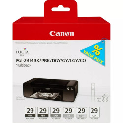 Canon PGI29 Pacote de 6 cartuchos de tinta originais - 4868B018