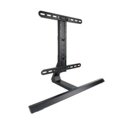 Suporte de Mesa Tooq para TV 32"-65" - Gerenciamento de Cabos - Peso Máximo 40Kg - VESA 400X400mm - Feito de Alumínio - Cor Pret