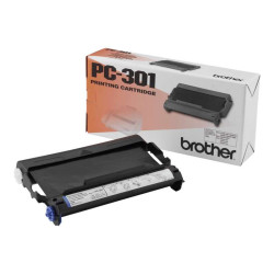 Brother PC301 Original Transferência Térmica Cartucho e Rolo - 1 Rolo
