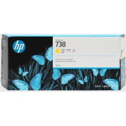 HP 676M8A Amarelo Cartucho de Tinta Original - 738