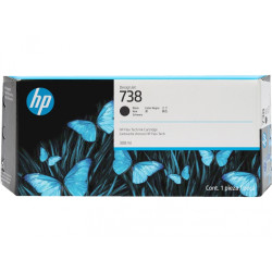 HP 498N8A Preto Cartucho de Tinta Original - 738