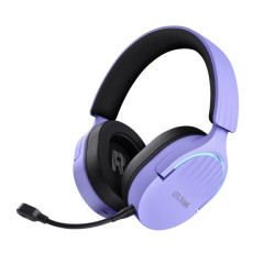 Trust GXT491 Fayzo Bluetooth Gaming Headphones, USB 2.4Ghz - Iluminação RGB - Microfone removível - Banda de cabeça ajustável - 