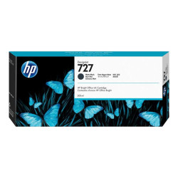 HP 727 Preto Mate Cartucho de Tinta Original - C1Q12A