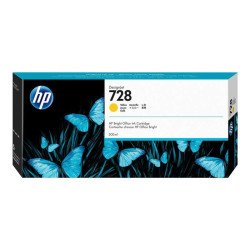 HP 728 Amarelo Cartucho de Tinta Original - F9K15A