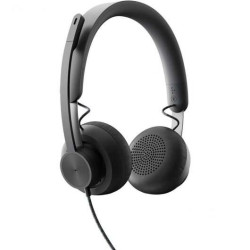 Fone de Ouvido USB-C Dobrável Logitech Zone Wired MS Teams