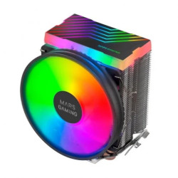 Mars Gaming MCPU33 Ventilador CPU Duplo 110mm com 3 Heatpipes Dissipador de calor - FRGB Lighting - Velocidade máxima 1600rpm - 