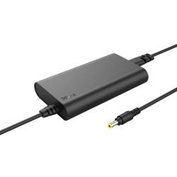 Trust Simo Carregador Universal para Portátil de 70W - Ultra-fino - 8 Conectores Diferentes - Cabo de 1,80m