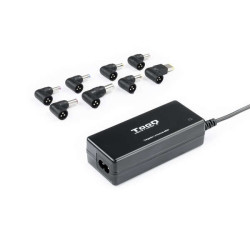 Tooq Carregador Automático Universal para Laptop 65W - USB - 8 Adaptadores - Tensão 18.5-20V