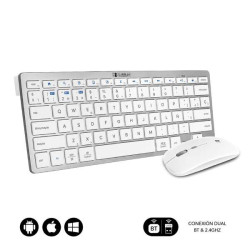 Subblim Compact Multidevice Combo - Conectividade Multidispositivo Sem Fio - Compatível com Windows, Android, Ios e Macos - Cont