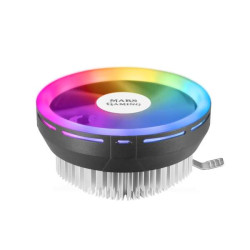 Mars Gaming 120mm CPU Fan com dissipador de calor - Iluminação RGB - Velocidade máxima 2000rpm