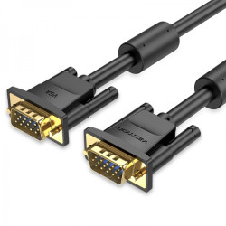 Vention SVGA VGA Macho para VGA Cabo Macho - 5m - Cor Preto