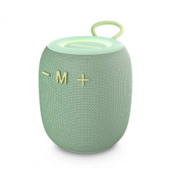 Energy Sistem Bloom Coluna Bluetooth - Bateria 18h - Luzes LED - Tecnologia Estéreo Sem Fio Verdadeira - IPX6 - Cor Verde