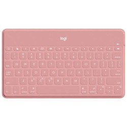 Teclado Bluetooth Logitech Keys to Go para iPhone, iPad e Apple TV - Teclas de Acesso Direto - Base para Smartphone - Ultraleve 