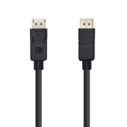 Cabo Aisens Displayport V1.2 4K@60Hz - DP/M-DP/M - 5.0m - Cor Preto