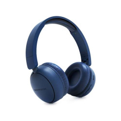 Energy Sistem Auscultadores Bluetooth com Rádio FM - 100% Plástico Reciclado - MP3 e MicroSD Player - Cor Azul