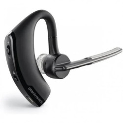 Fone de ouvido mono Plantronics/Poly Voyager Legend com microfone Bluetooth - Autonomia até 7h - Estojo de carregamento - Cor Pr