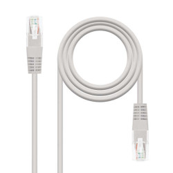 Cabo Nanocable de Red Latiguillo RJ45 LSZH Cat.6 UTP AWG24 10m - Cor Cinza