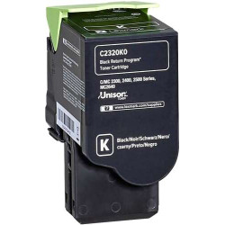 Lexmark C2325/C2425/C2535/MC2325/MC2425/MC2535/MC2640 Preto Cartucho de Toner Original - C2320K0