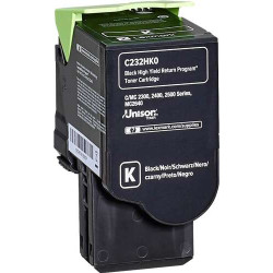 Lexmark C2325/C2425/C2535/MC2325/MC2425/MC2535/MC2640 Preto Cartucho de Toner Original - C232HK0