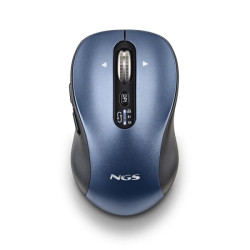 Mouse Sem Fio NGS Infinity-RB 3200dpi - Conexões 2.4 GHz + Bluetooth 5.1 + Bluetooth 5.1 - 5 Botões - Uso com a Mão Direita - Co