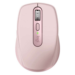 Logitech MX Anywhere 3 Wireless USB Mouse 4000dpi - 5 botões - Uso destro - Cor Rosa claro