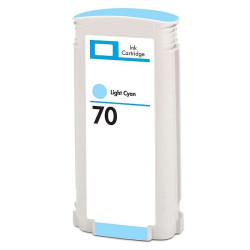 HP 70 Ciano Light Cartucho de Tinta Pigmentada Genérico - Substitui C9390A