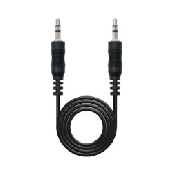 Nanocable Stereo Audio Jack 3.5mm Macho a 3.5mm Macho Jack 15m - Cor Preto