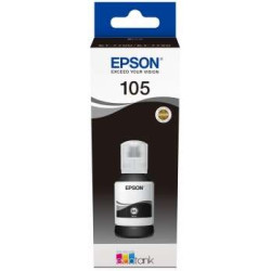 Epson 105 Preto Garrafa de Tinta Pigmentada Original - C13T00Q140