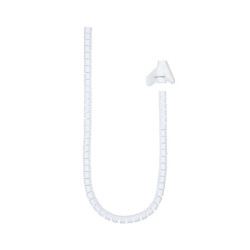 Organizador de Cabo Flexível Nanocable 25mm - Comprimento 3m - Cor Branco