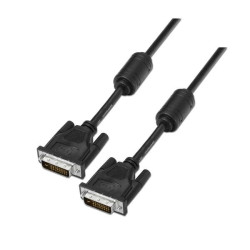 Cabo Aisens DVI Dual Link 24+1 com Ferrite - DVI-D Macho para DVI-D Macho - 1.8m - (2560 x 1600) - Cor Preto