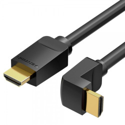 Vention HDMI Macho para HDMI Cabo Macho 90º Angulado 4K 2.0 - 3m - Cor Preto