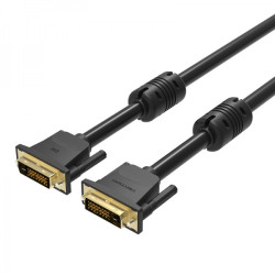 Vention DVI-D Macho para DVI-D Cabo Macho - 1.5m - Cor Preto